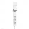 Neomounts DS22-840WH6 Desk socket with clamp and USB-C and USB-A ports - Quick charge