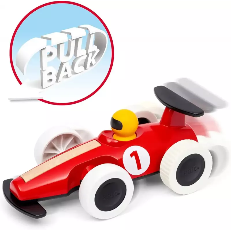Toy car Ravensburger BRIO Pull Back Motorized Big Race Car Toy Vehicle