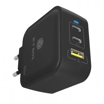 Charger Indoor ICY BOX IB-PS1030-PD Universal Black Fast Charging