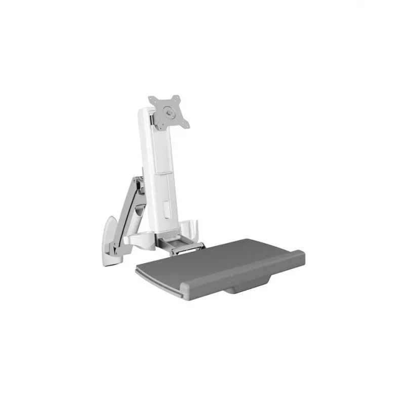 ICY BOX IB-MS600-W 61 cm (24 inch) Wall Grey, Silver, White