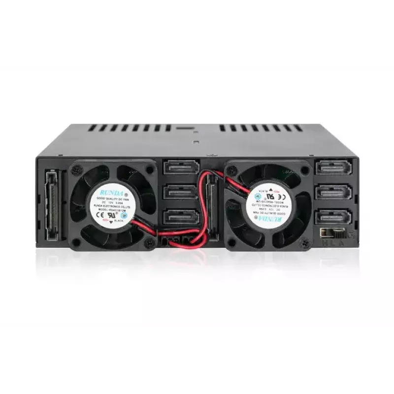 Disk Array Icy Dock MB326SP-B 0 TB Rack 1U Black