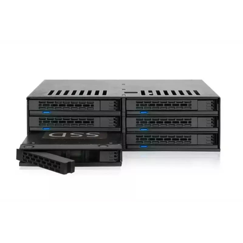 Disk Array Icy Dock MB326SP-B 0 TB Rack 1U Black