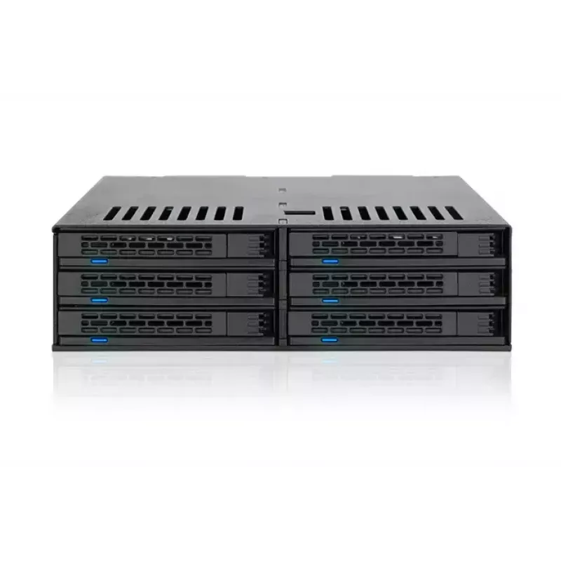 Disk Array Icy Dock MB326SP-B 0 TB Rack 1U Black