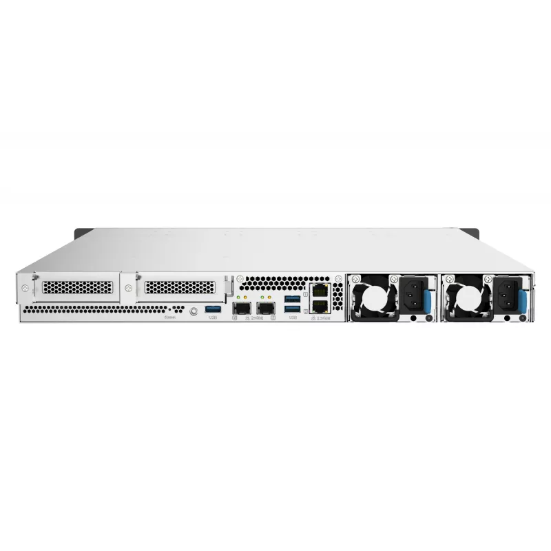 QNAP TS-h1090FU NAS Rack (1U) EPYC 7232P 64 GB DDR4 0 TB QuTS hero Black, Grey
