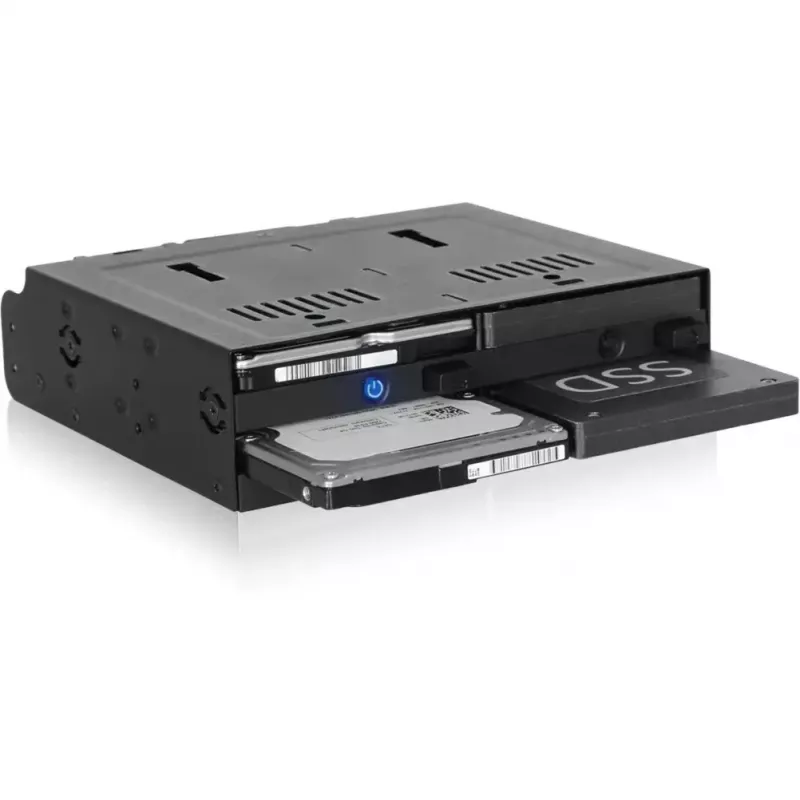 removable frame icy dock MB014SP-B R1 black — 1x 3.5 inch SATA drive bay, hot-swap compatible