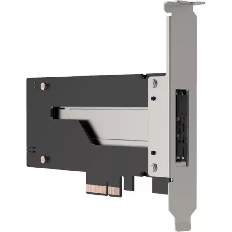 PCIe NVMe M.2 adapter card icy dock MB840M5P-B, black/silver