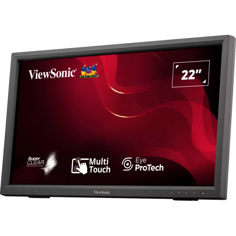 Viewsonic TD2223-2 computer monitor 55.9 cm (22 inch) 1920 x 1080 pixels Full HD LCD Touchscreen Black
