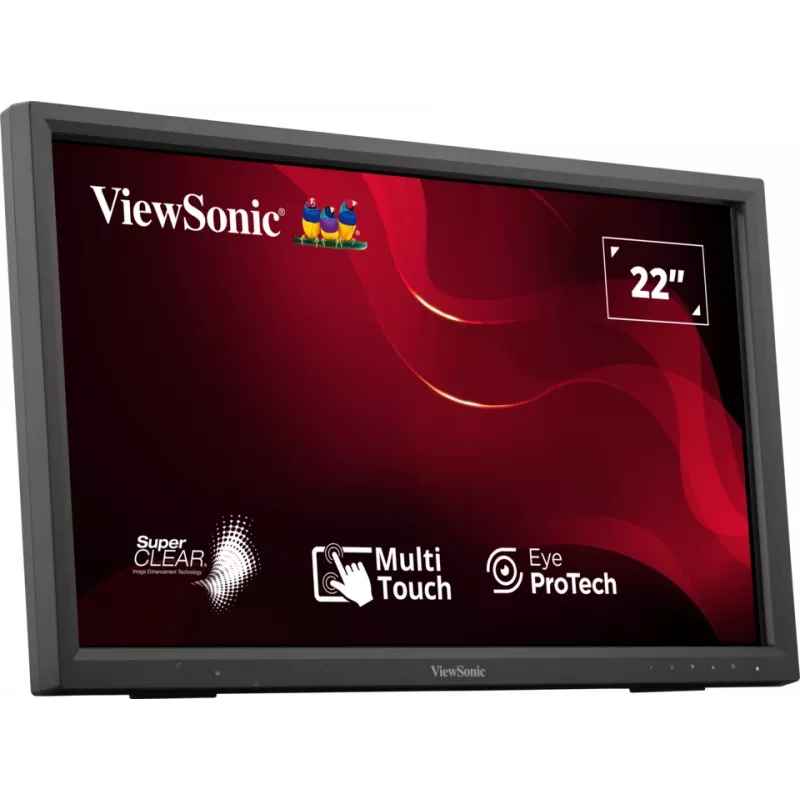 Viewsonic TD2223-2 computer monitor 55.9 cm (22 inch) 1920 x 1080 pixels Full HD LCD Touchscreen Black