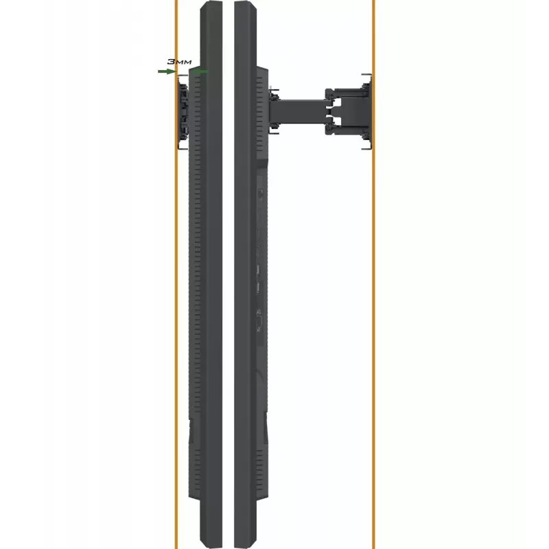 iiyama MD-WM0001 signage display mount 165.1 cm (65 inch) Black