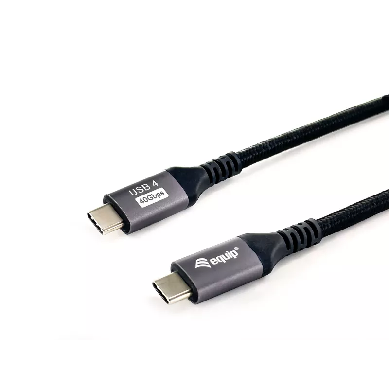 Equip USB 4 Gen 3 C to C Cable, M/M, 1.2m, 8K/60Hz, 40Gbps, PD3.1 240W