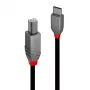Lindy 3m USB 2.0 Type C to B Cable, Anthra Line, 3 m, USB C, USB B, USB 2.0, 0.48 Gbit/s, Black