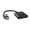 Lindy 38430 interface hub DisplayPort 21600 Mbit/s Black