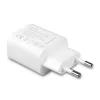Indoor charger Lindy 73413 — universal AC 100–240V, output 12V 3A, USB-A + USB-C, white