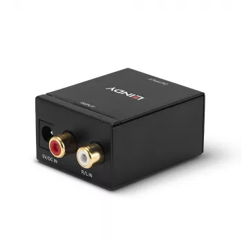 Phono to TosLink (Optical) and Coaxial ADC Lindy 70309