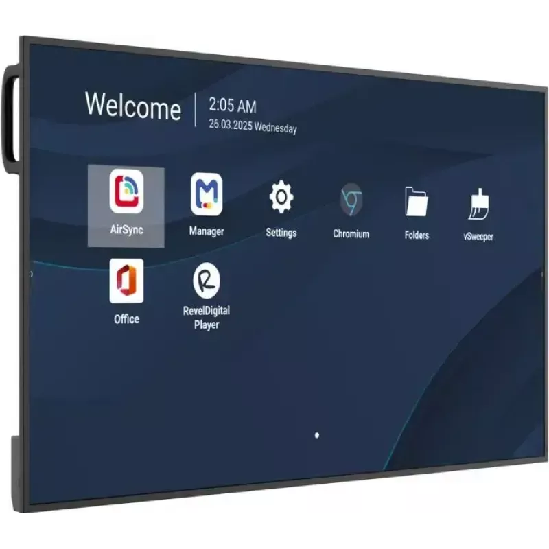 Commercial 50 inch 4K LCD Display VIEWSONIC CDE5014-2C, 3840×2160, 500 cd/m², Android 14, Wi‑Fi, 24/7