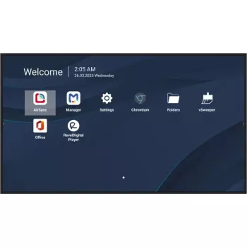 Commercial 50 inch 4K LCD Display VIEWSONIC CDE5014-2C, 3840×2160, 500 cd/m², Android 14, Wi‑Fi, 24/7