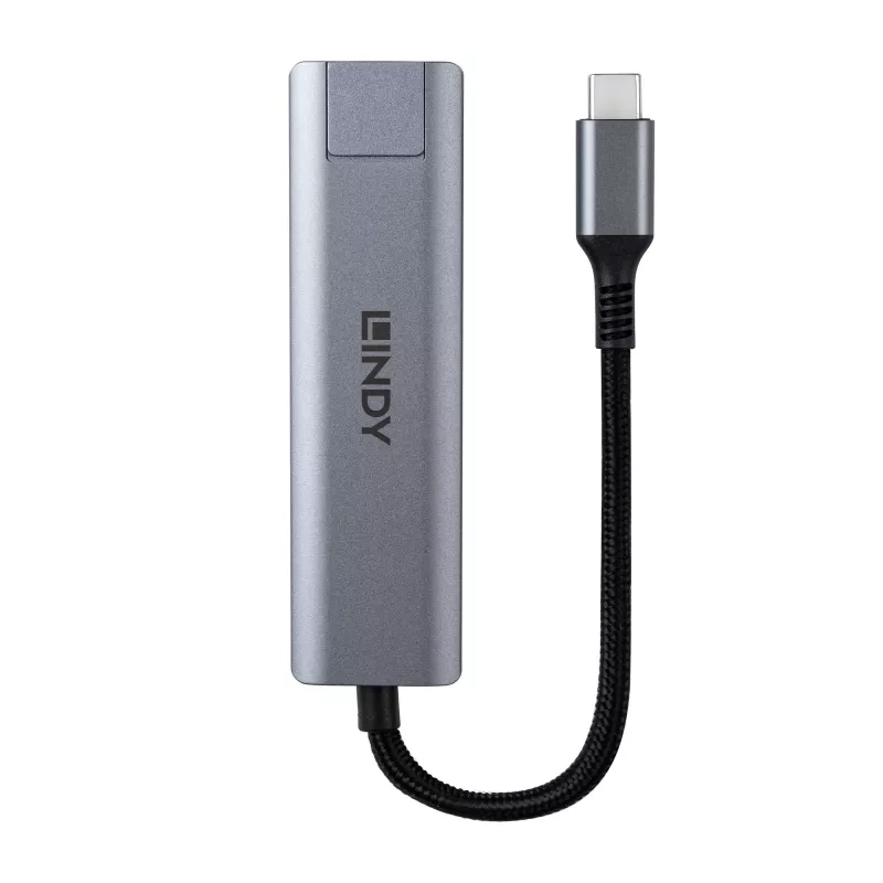 Lindy USB 3.2 Gen 2 Type C Hub & Gigabit Ethernet