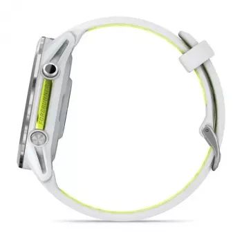 Smartwatch IFIT ICON Forerunner 970 — 1.4 inch (3.56 cm) AMOLED 454×454, GPS, Wi‑Fi, Titanium case, Silicone band (White/Yellow), 56 g