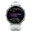 Smartwatch IFIT ICON Forerunner 970 — 1.4 inch (3.56 cm) AMOLED 454×454, GPS, Wi‑Fi, Titanium case, Silicone band (White/Yellow), 56 g