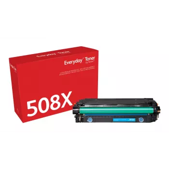 Everyday™ Cyan Toner by Xerox compatible with HP 508X (CF361X), High capacity