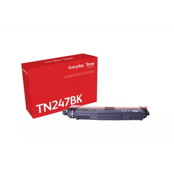 Everyday™ Black Toner by Xerox compatible with Brother TN247BK, High capacity