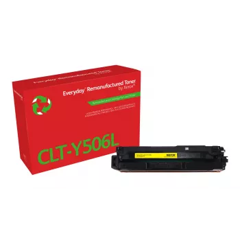 Everyday™ Yellow Remanufactured Toner by Xerox compatible with Samsung CLT-Y506L, High capacity