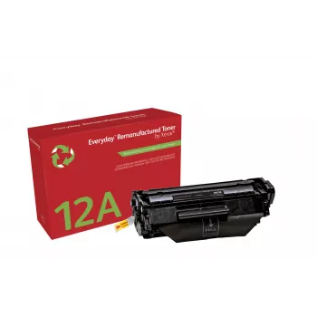 Everyday™ Mono Remanufactured Toner by Xerox compatible with HP 12A (Q2612A), Standard capacity