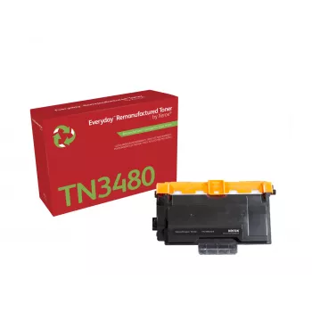 Everyday™ Mono Remanufactured Toner by Xerox compatible with Brother TN3480, High capacity