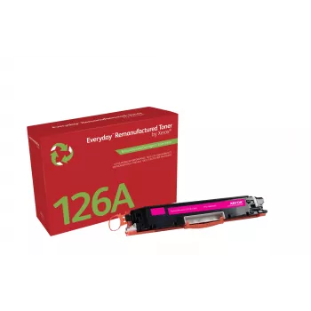 Everyday™ Magenta Remanufactured Toner by Xerox compatible with HP 126A (CE313A), Standard capacity
