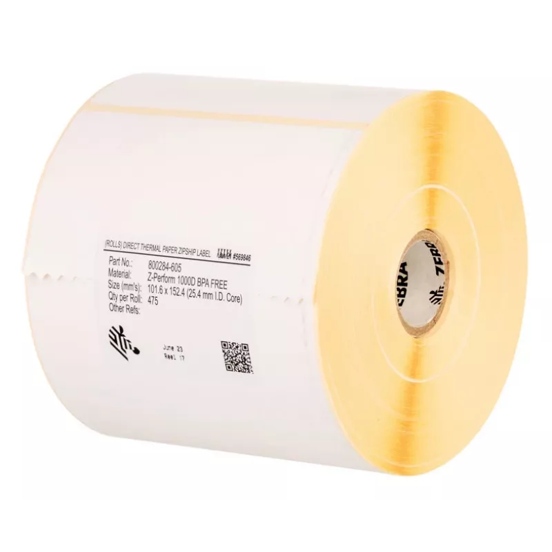 Label Zebra Z-Perform 1000T White