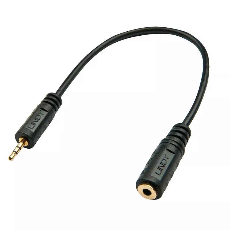 Lindy 2.5mm Male to 3.5mm Female Audio Adapter