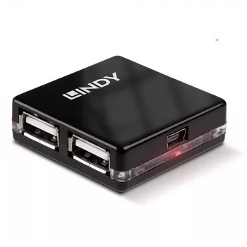 USB Hub Lindy 4 Port USB 2.0 Mini Hub