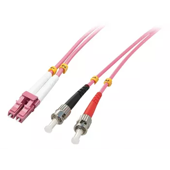 Lindy 46350 InfiniBand/fibre optic cable 1 m LC ST Pink