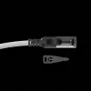 Lindy 2m Cat.6A S/FTP Locking Network Cable, Grey
