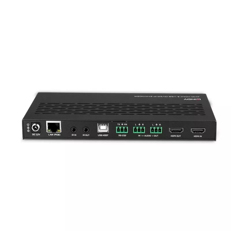 AV transmitter Lindy 4K30 HDMI and USB over IP System - Encoder 3840 x 2160 pixels