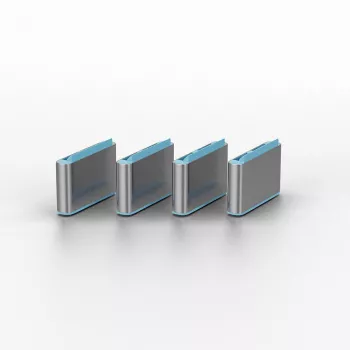 Port blocker Lindy USB Type C Port Blocker Key Pack of 4 Blue