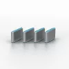 Port blocker Lindy USB Type C Port Blockers Without Key Pack of 10 Blue