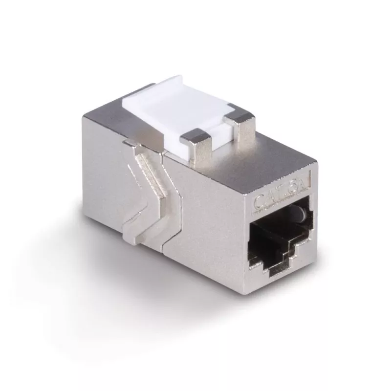 Network Cable Lindy CAT 6A Female Coupler Keystone RJ-45 Flat Metallic 1 pc