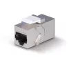 Network Cable Lindy CAT 6A Female Coupler Keystone RJ-45 Flat Metallic 1 pc