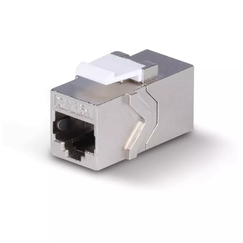 Network Cable Lindy CAT 6A Female Coupler Keystone RJ-45 Flat Metallic 1 pc