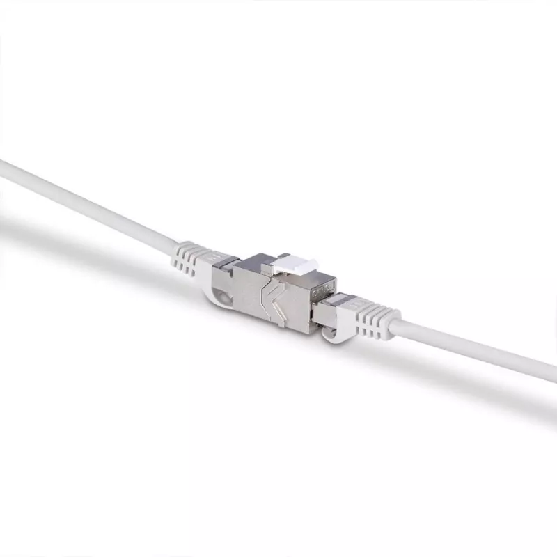 Network Cable Lindy CAT 6A Female Coupler Keystone RJ-45 Flat Metallic 1 pc