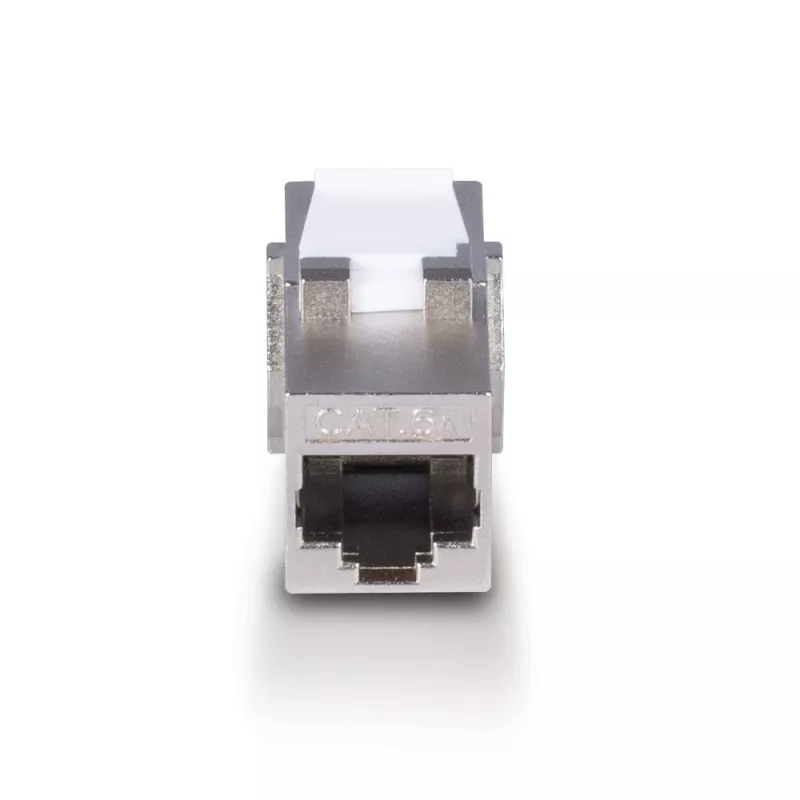 Network Cable Lindy CAT 6A Female Coupler Keystone RJ-45 Flat Metallic 1 pc