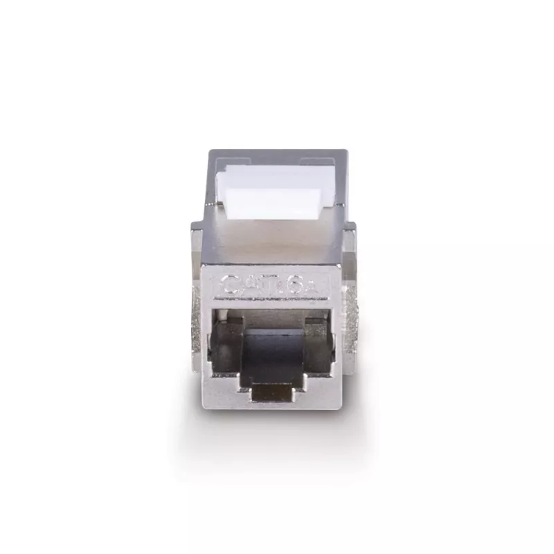 Network Cable Lindy CAT 6A Female Coupler Keystone RJ-45 Flat Metallic 1 pc