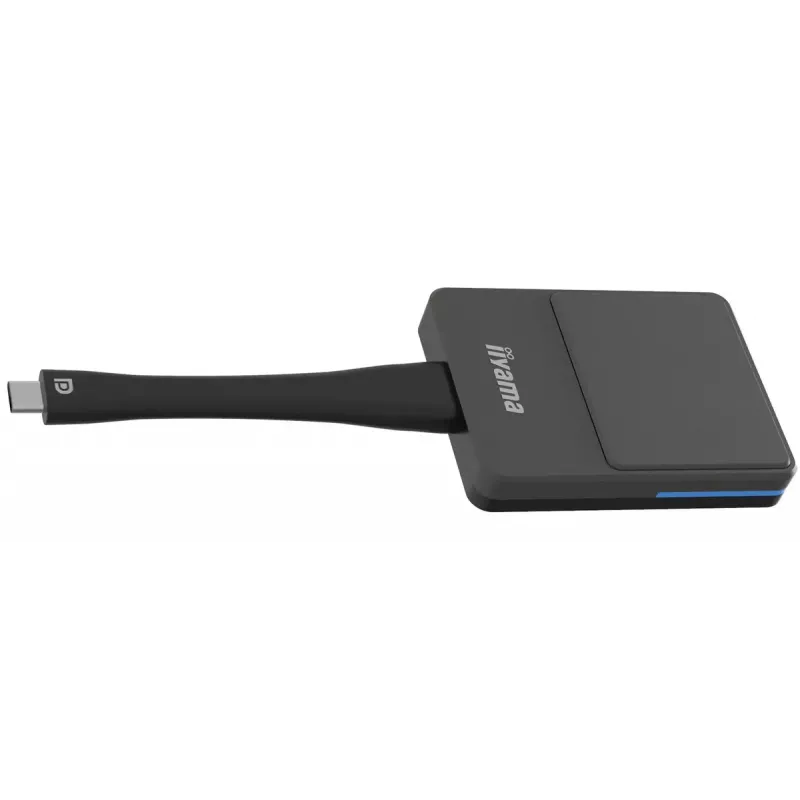 iiyama WP D002C Wireless Presentation Dongle, USB-C (DP-Alt), E-Share, Silver/Black