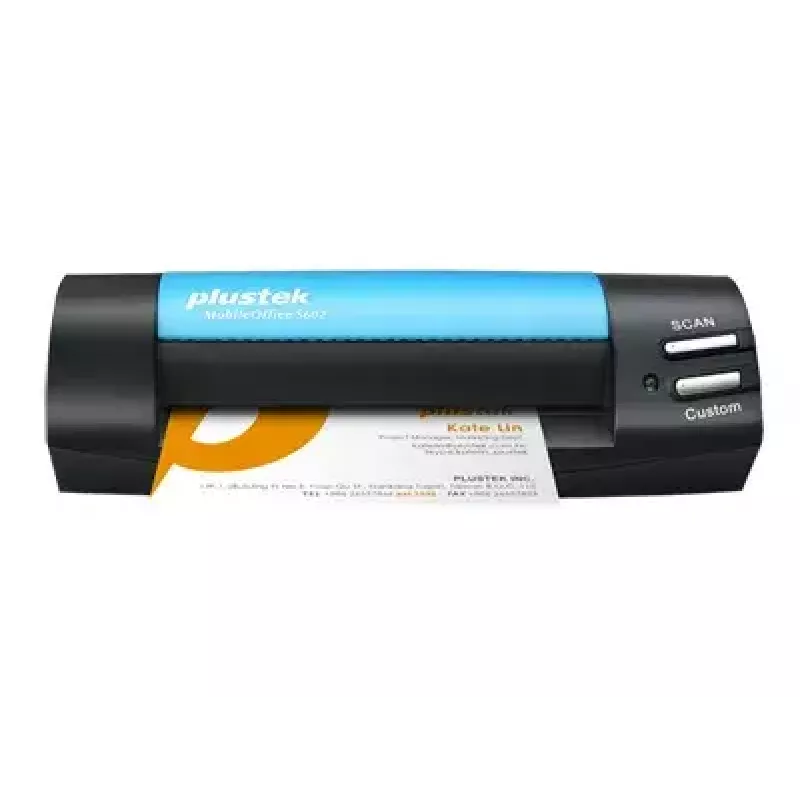 Plustek MobileOffice S602 Business card scanner 1200 x 1200 DPI A6 Black, Blue