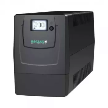 Uninterruptible Power Supply ONLINE USV-Systeme YUNTO Smile 800 Line-Interactive 0.8 kVA 480 W 2 AC outlets 9 Ah battery LCD Tower