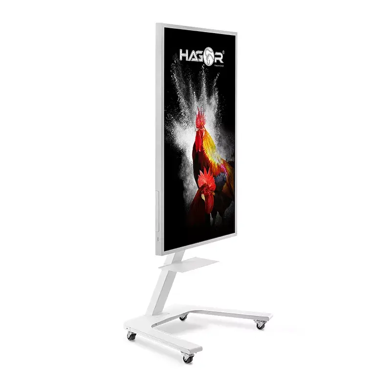 Hagor ST SA Flip II Mobile Trolley Stand for Samsung Flip WM65R 65 inch, White
