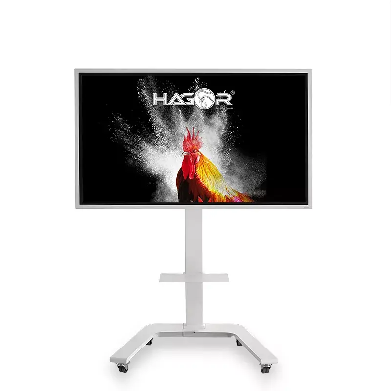 Hagor ST SA Flip II Mobile Trolley Stand for Samsung Flip WM65R 65 inch, White