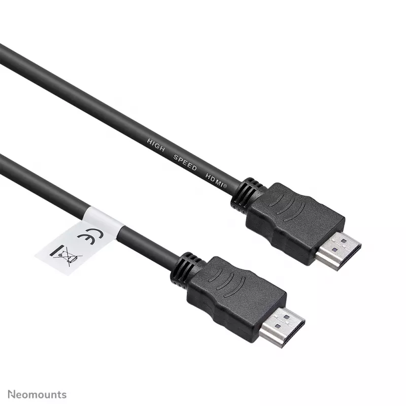 Neomounts HDMI35MM HDMI cable - 10 metres, 10 m, HDMI Type A (Standard), HDMI Type A (Standard), 10.2 Gbit/s, Black