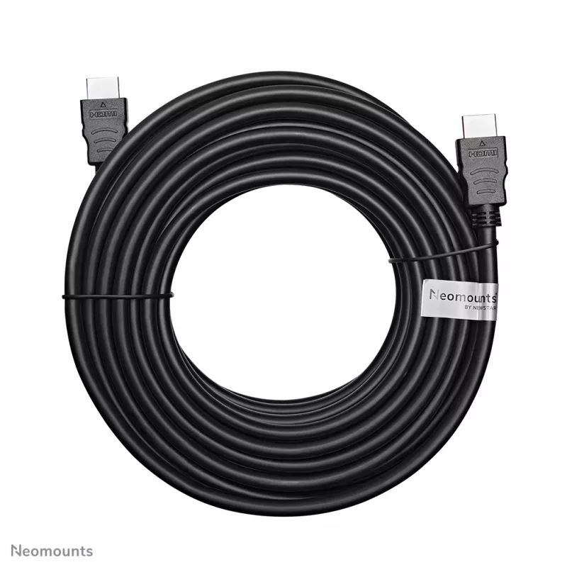 Neomounts HDMI35MM HDMI cable - 10 metres, 10 m, HDMI Type A (Standard), HDMI Type A (Standard), 10.2 Gbit/s, Black